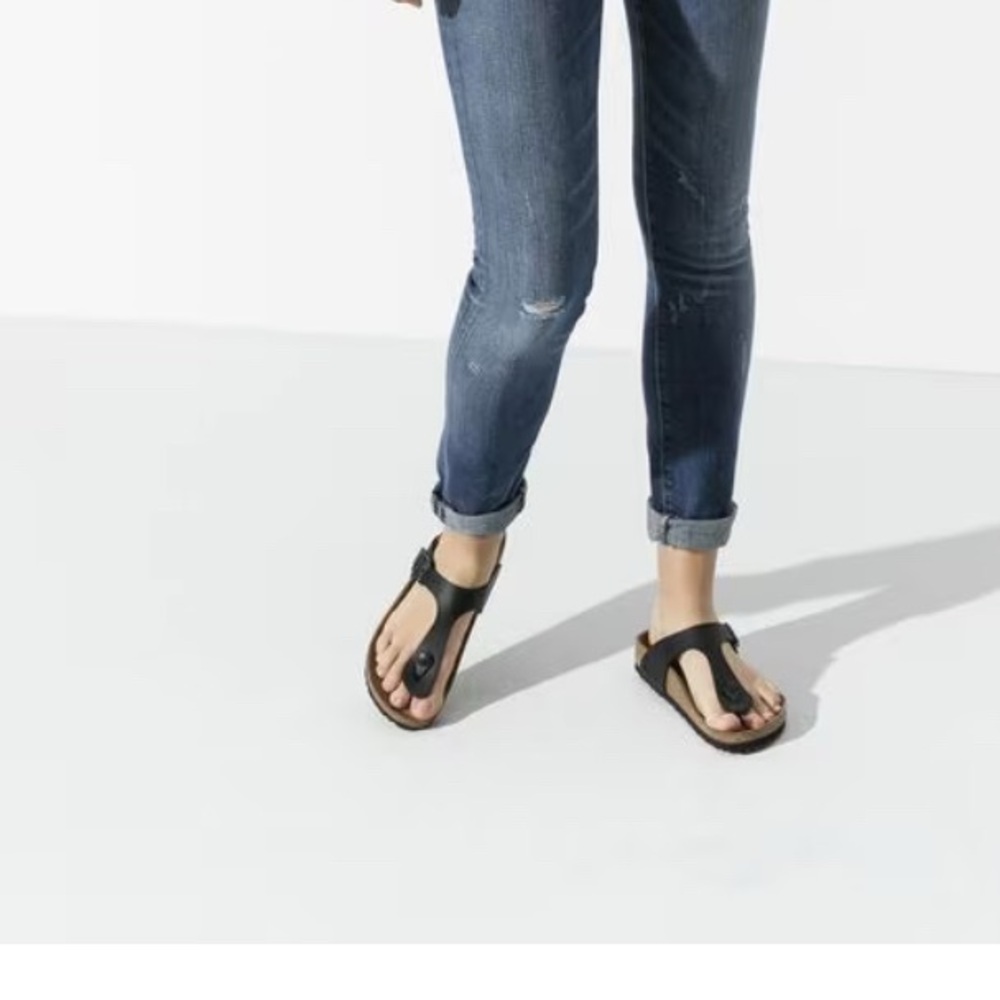 Birkenstock Ladies’ Gizeh Sandal, Black, 8